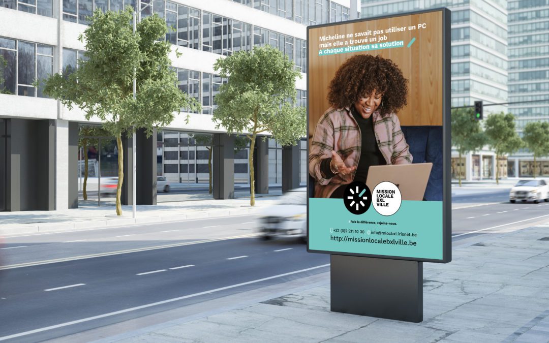 Omnichannel communication campaign for the Mission Locale pour l’Emploi of Brussels-City